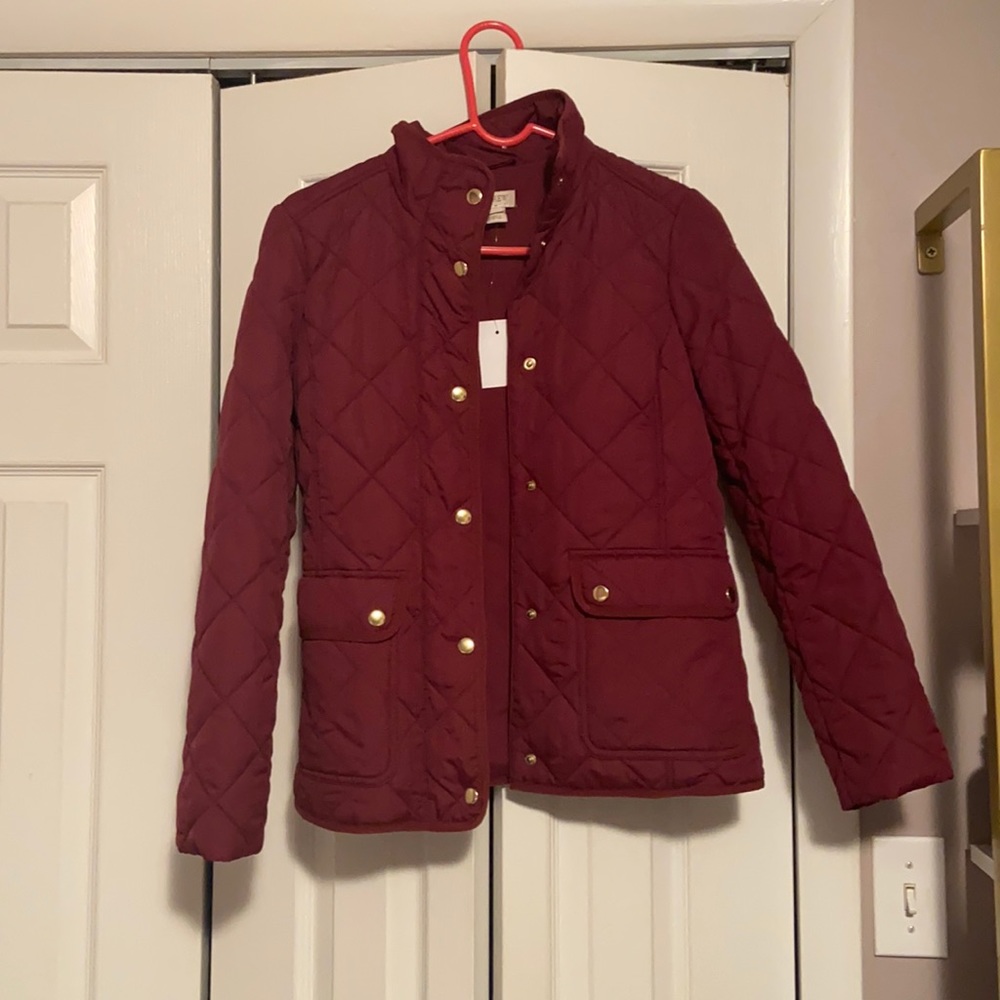 J Crew quilted jacket